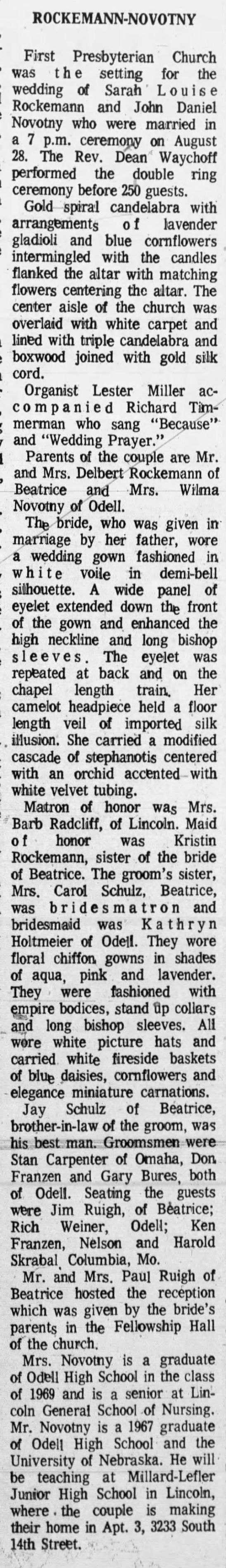 Clipping from Beatrice Daily Sun